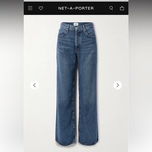 Citizens Of Humanity Blue Flare & Wide Leg Jeans